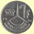 munt 1 belgische frank 1990